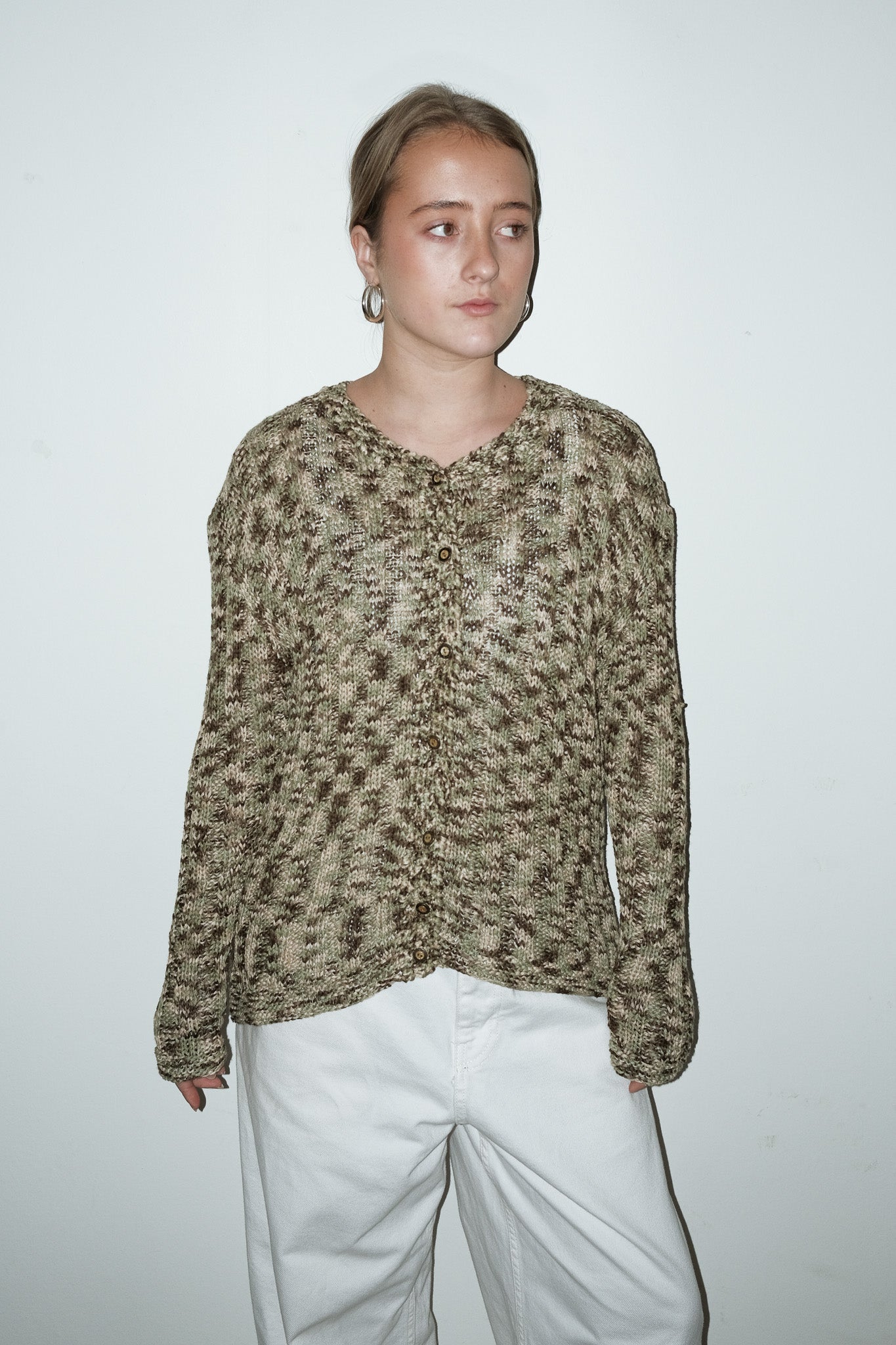 Hola gebreid vest - L