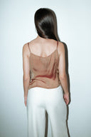 Loa 100% zijden top - M