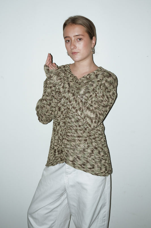 Hola gebreid vest - L