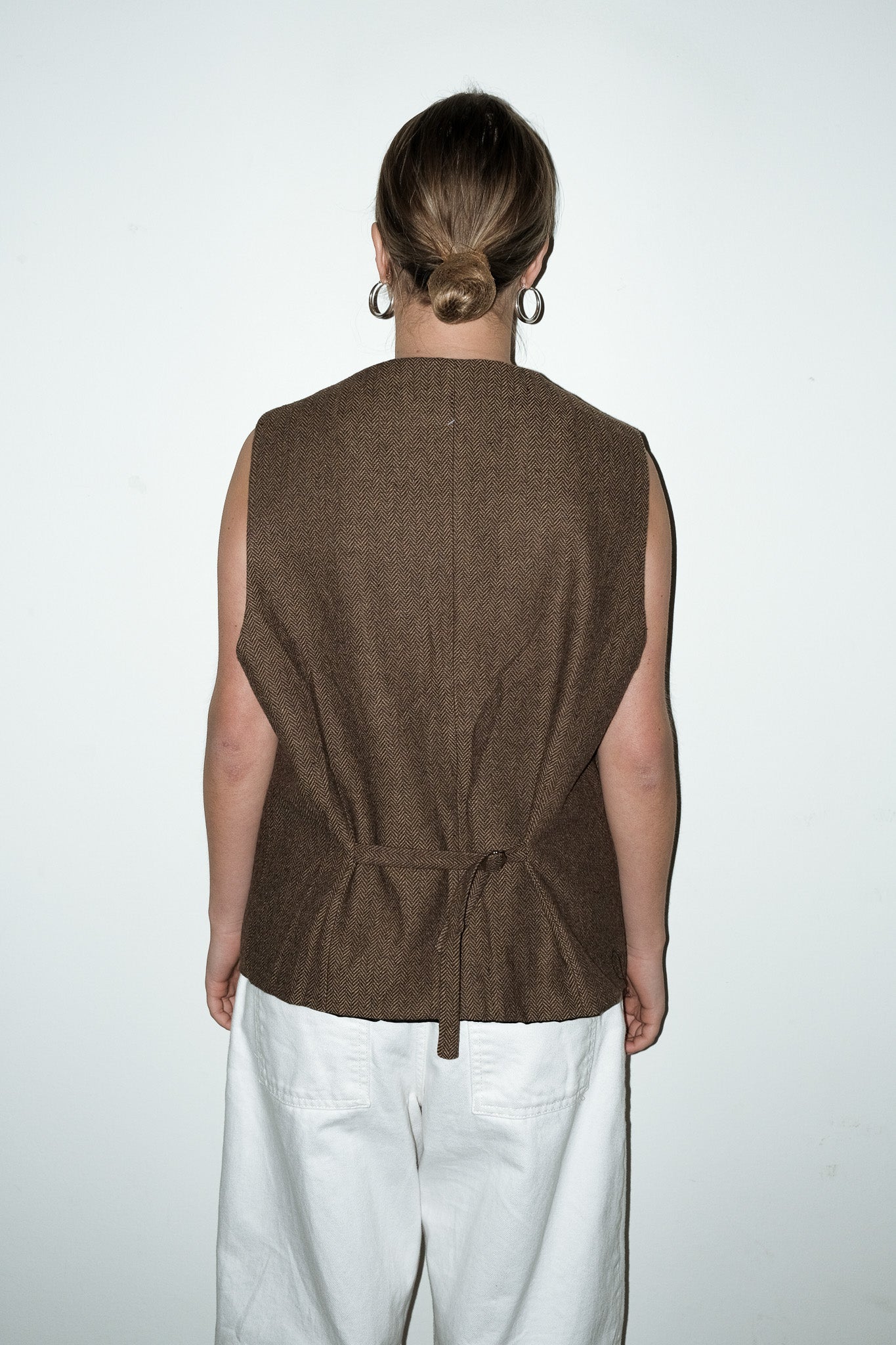 Hazel geweven gilet - M