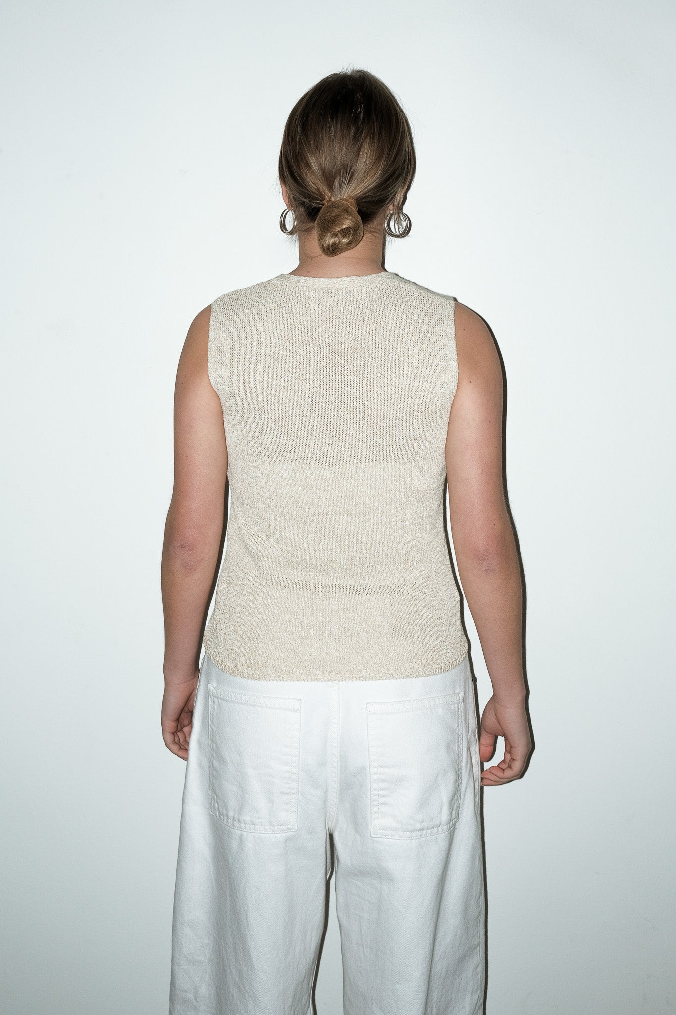 Ava gebreide top - S