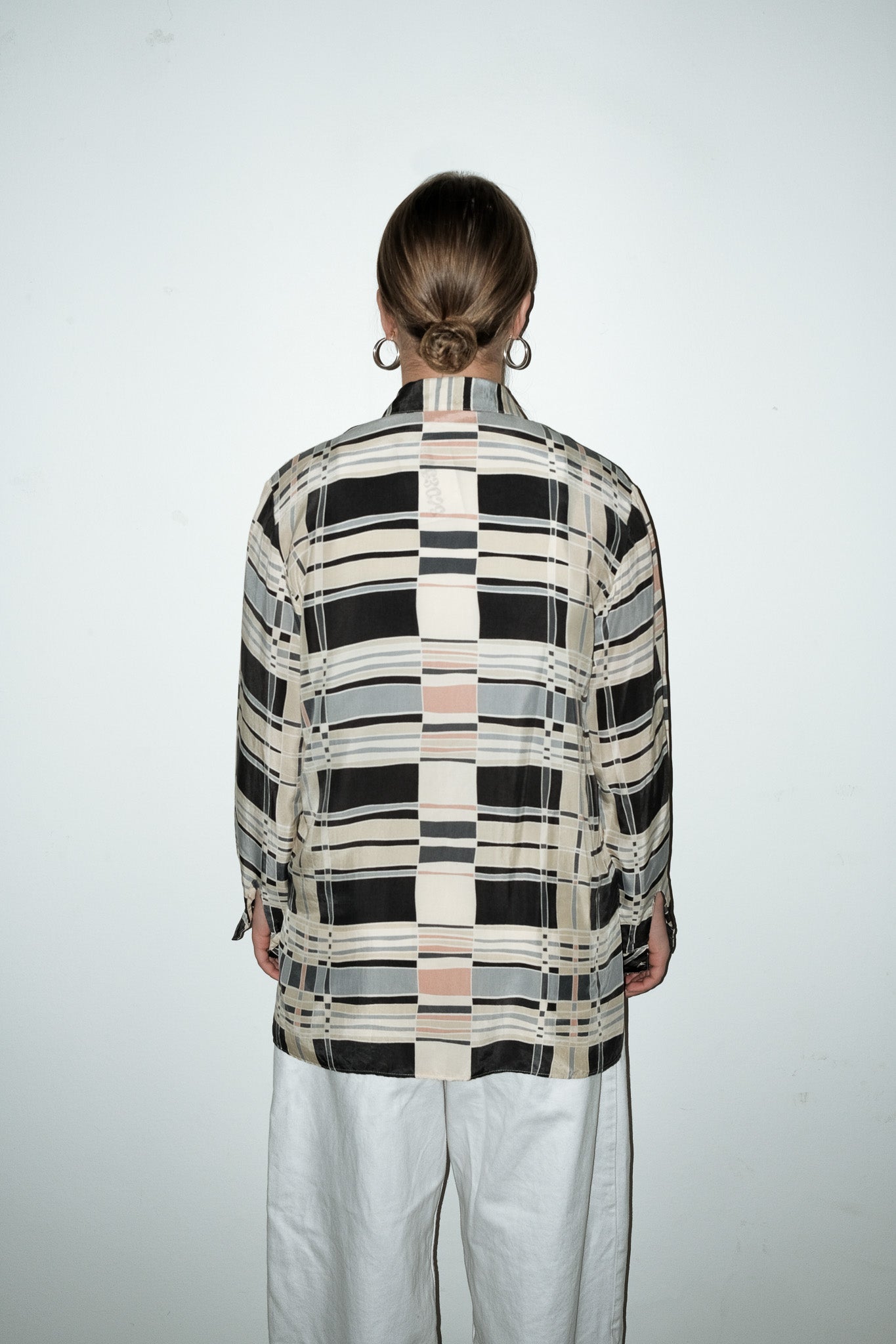 Amé geprinte blouse - M