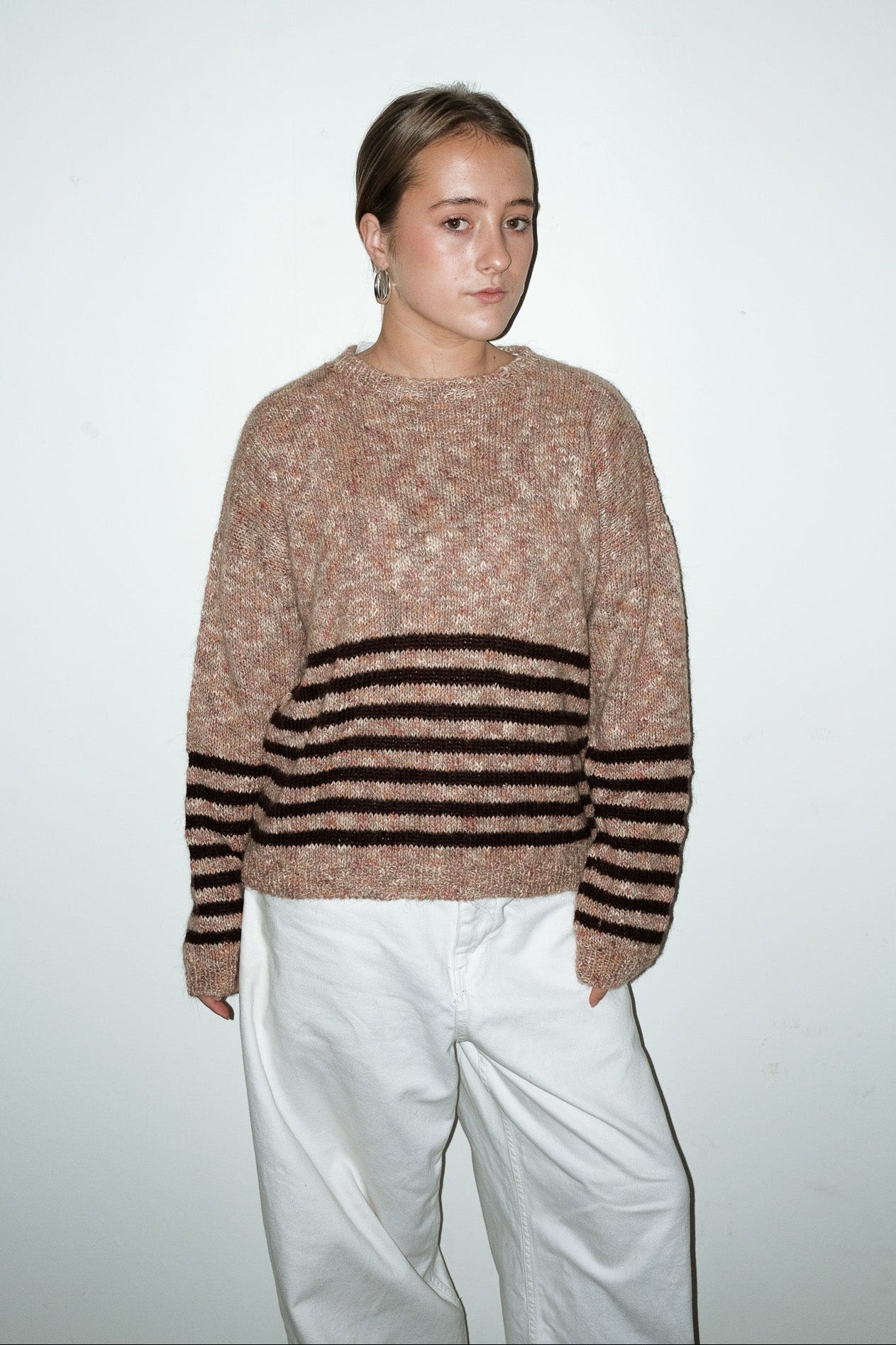 Eline 100% wol trui - M