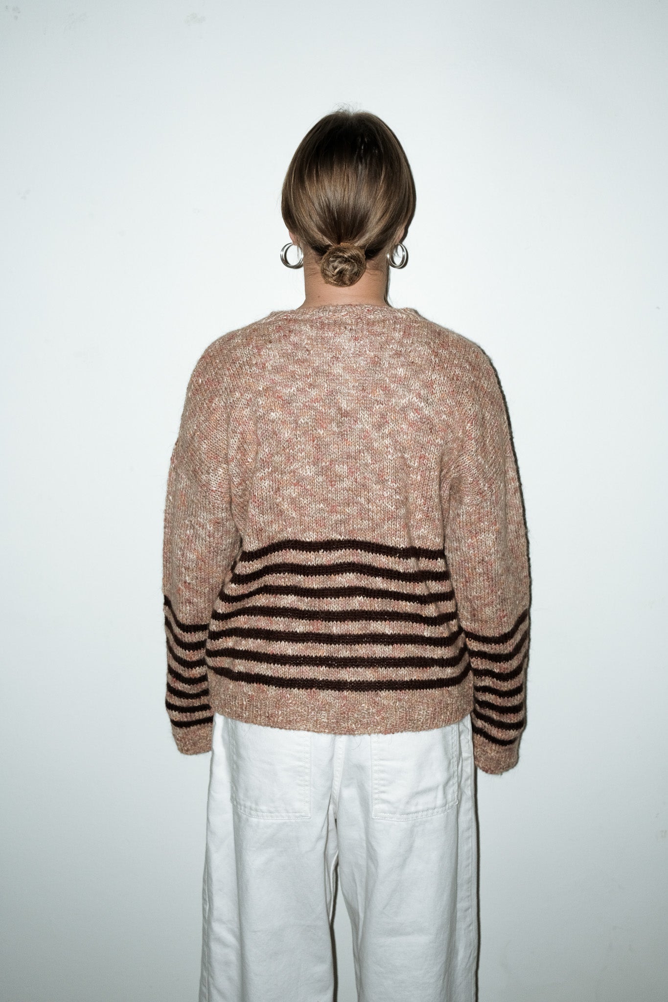 Eline 100% wol trui - M