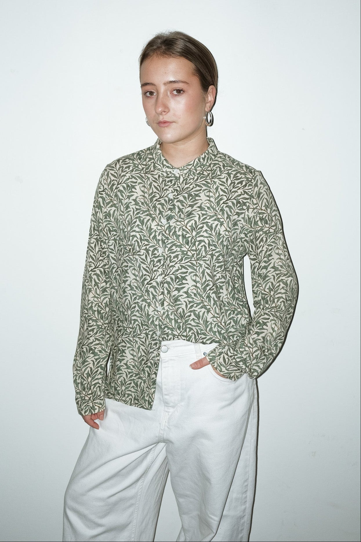 Laila geprinte blouse - M