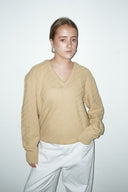 Sienna wool-blend trui - M
