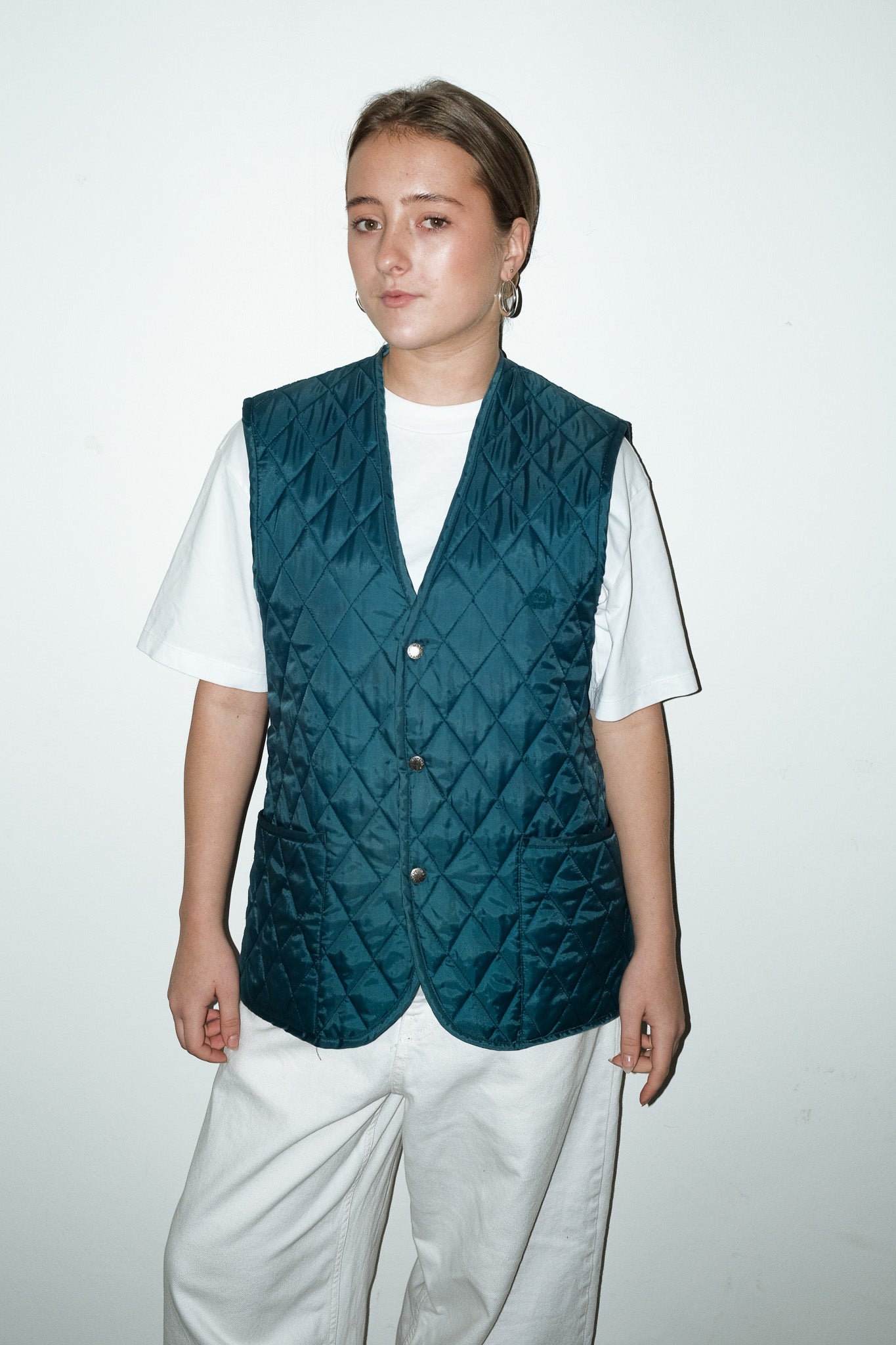 Sinclair quilted gilet - M