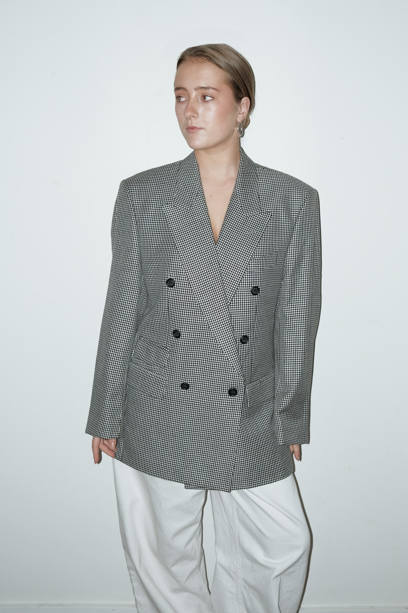 Tara silk-blend blazer - M