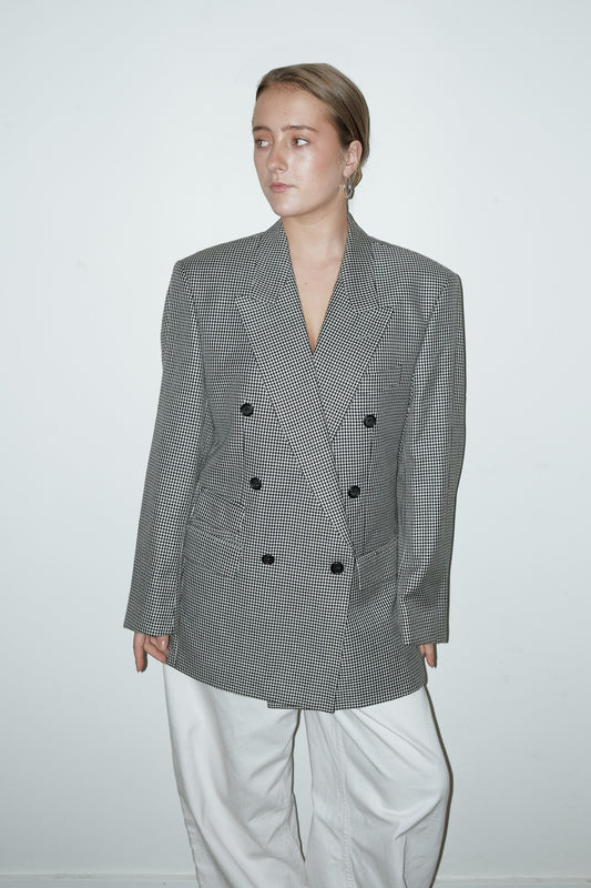 Tara silk-blend blazer - M