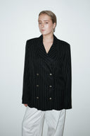 Oise gestreepte blazer - M