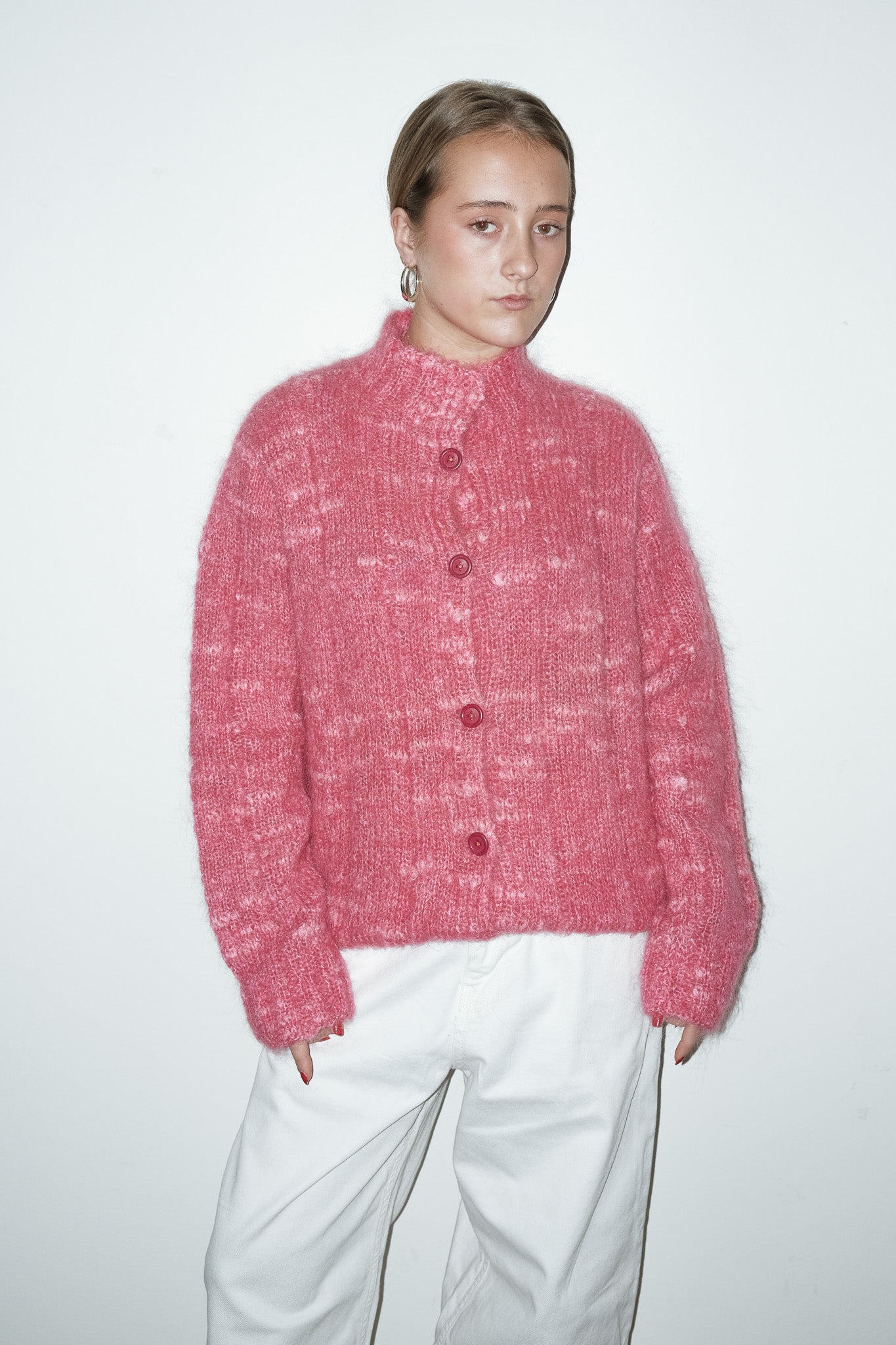 Leandre mohair-blend vest - L