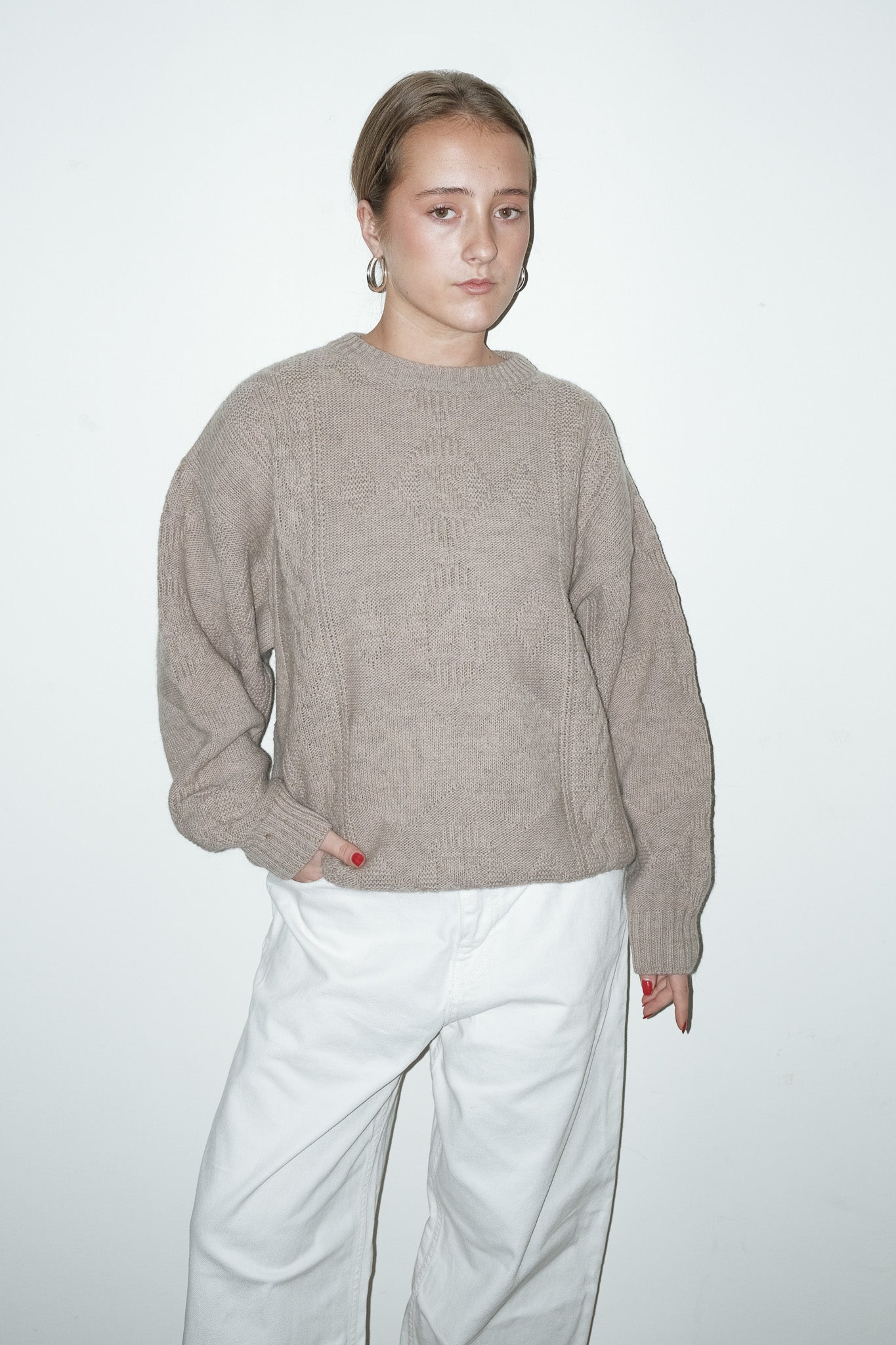 Ivy alpaca-blend trui - L