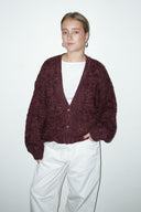 Lua alpaca-blend vest - L
