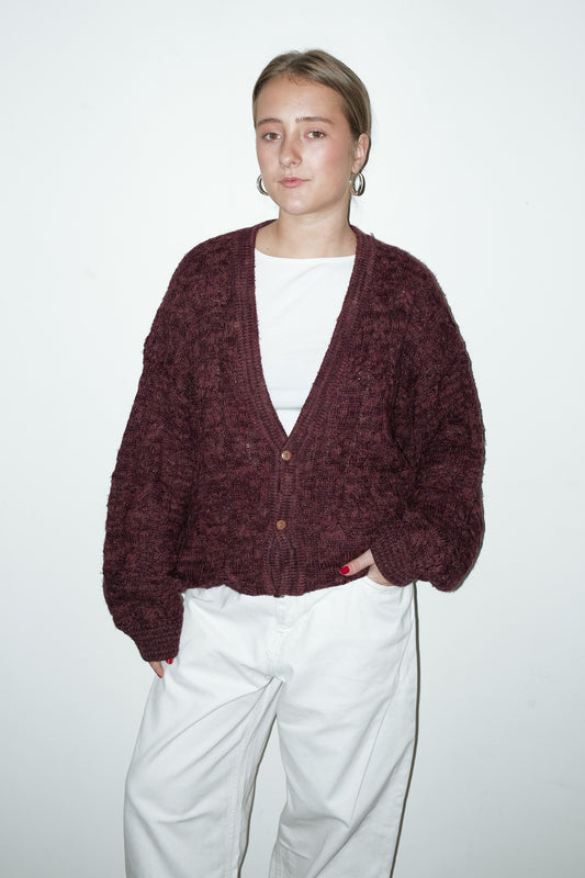 Lua alpaca-blend vest - L