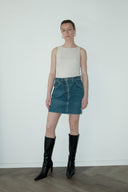 Cleo denim rok - S