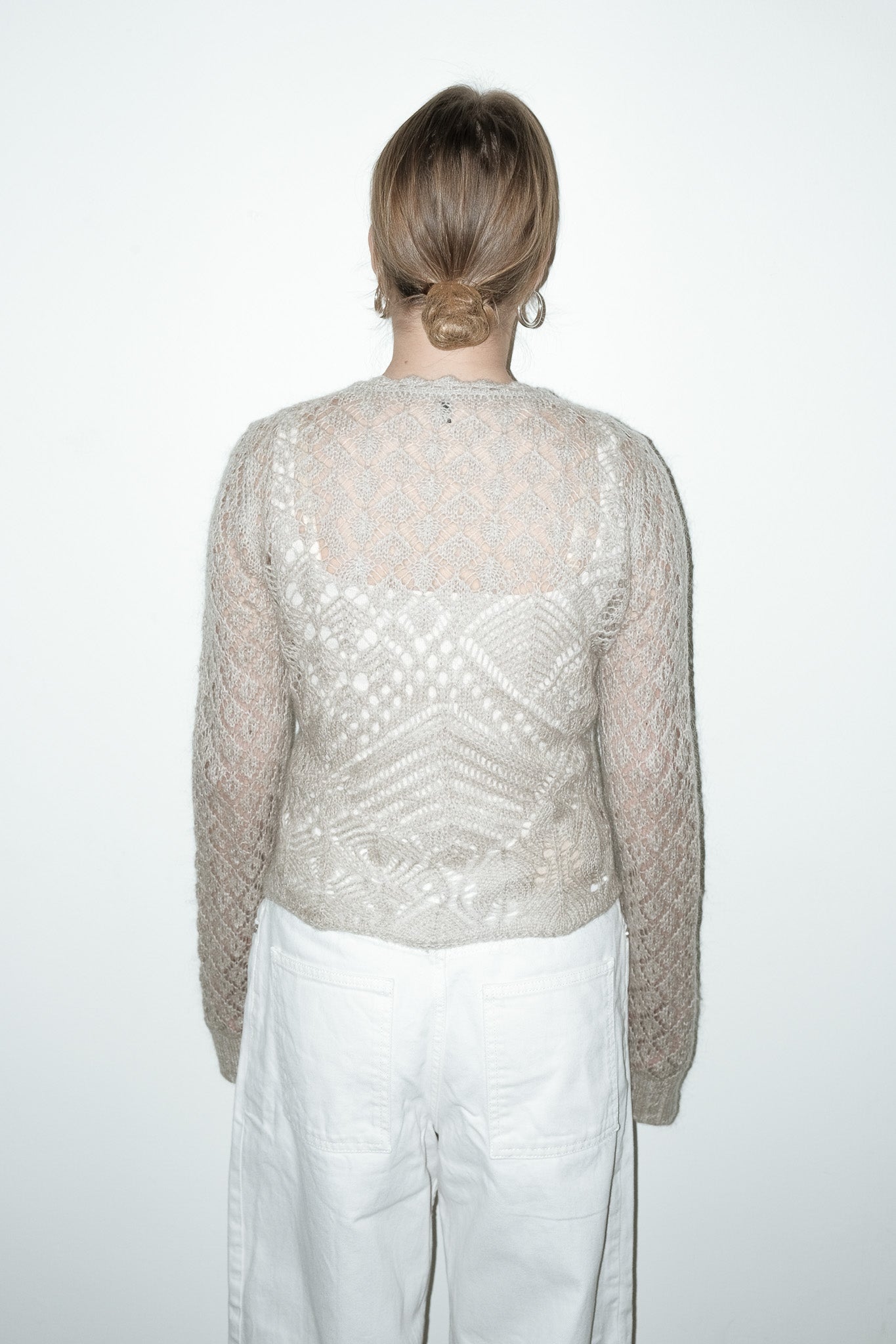 Lena mohair-blend vestje - S