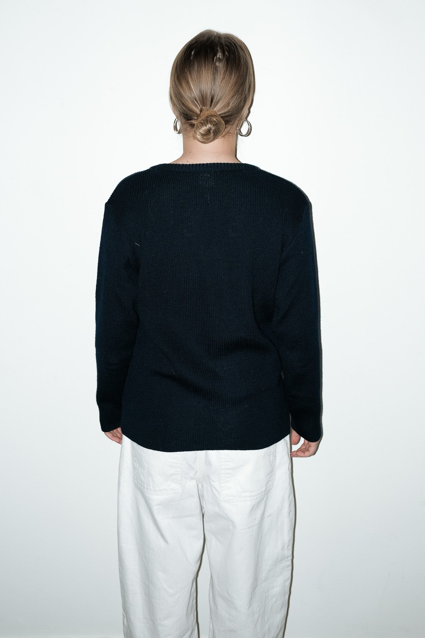 Sera 100% wol gebreide trui - S