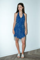 Lorenzo halter jurk - S