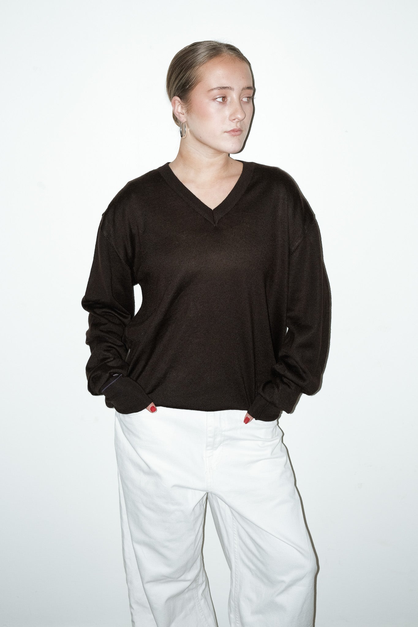 Lowis wool-blend trui - L