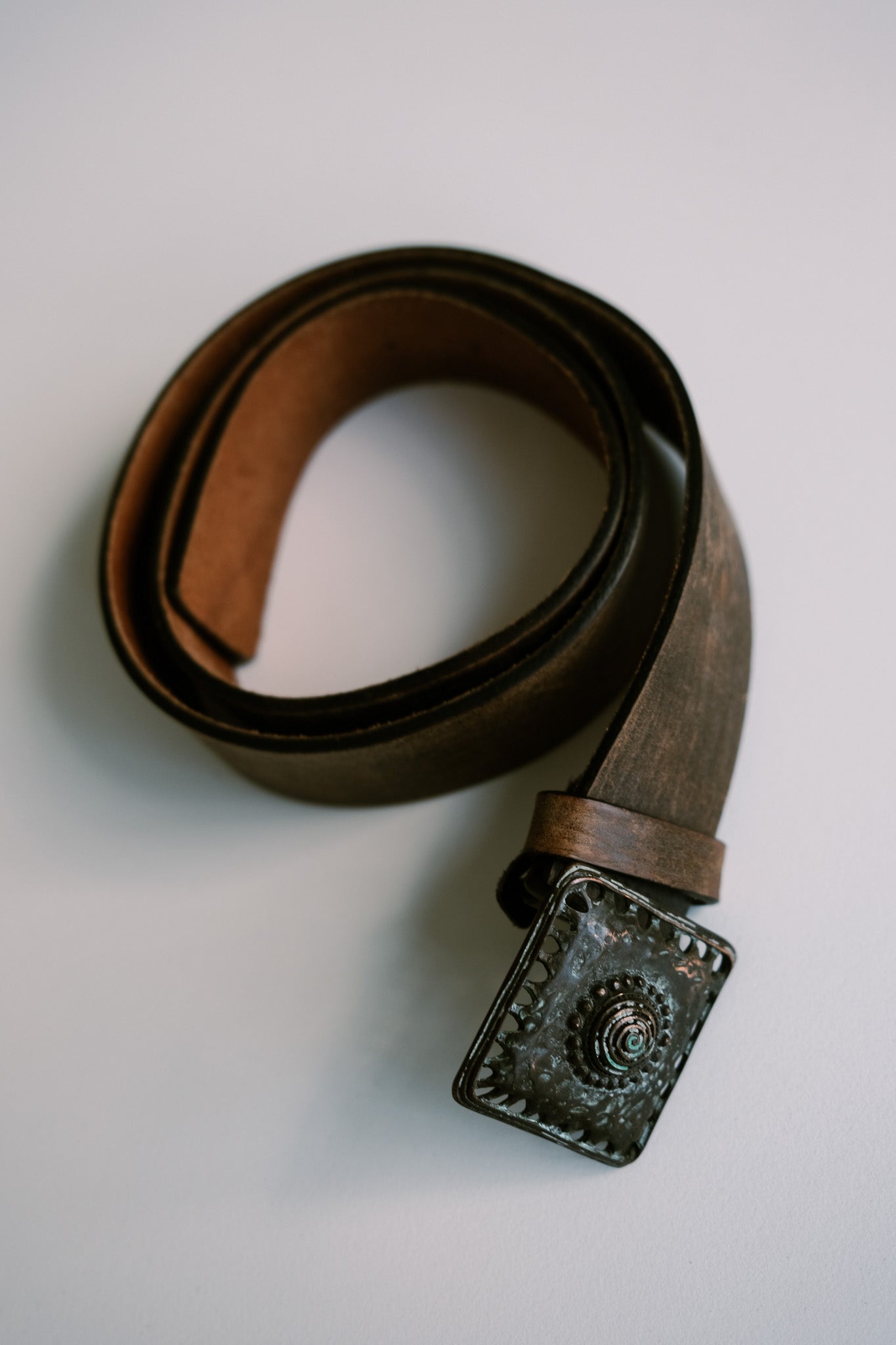 Armani leather belt - S t/m L