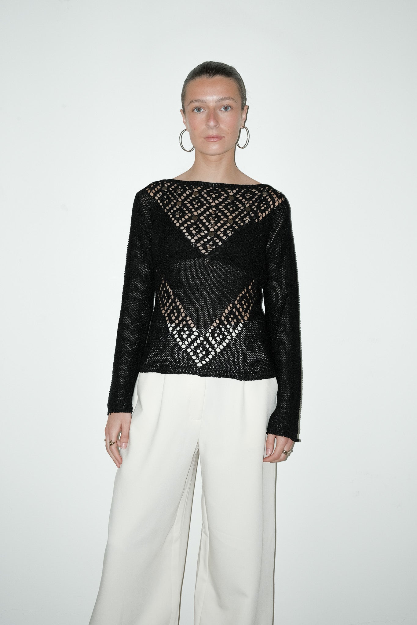 Maia gebreide top - M