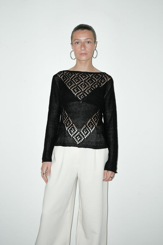 Maia gebreide top - M