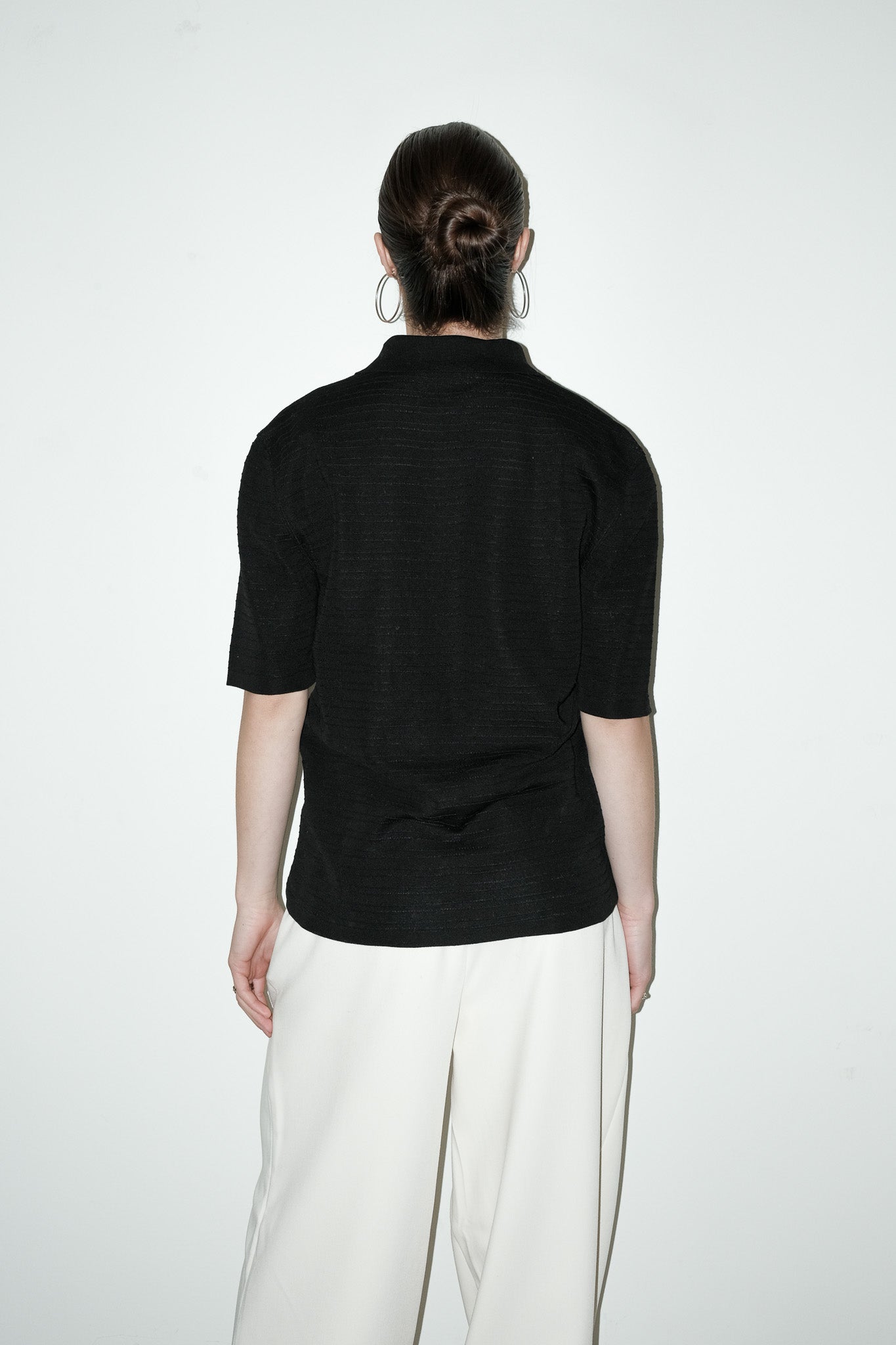 Elle gebreide polo - M