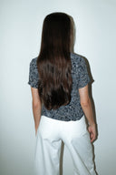 Carmen 100% zijden blouse - S