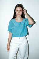 Maelle cropped blouse - M