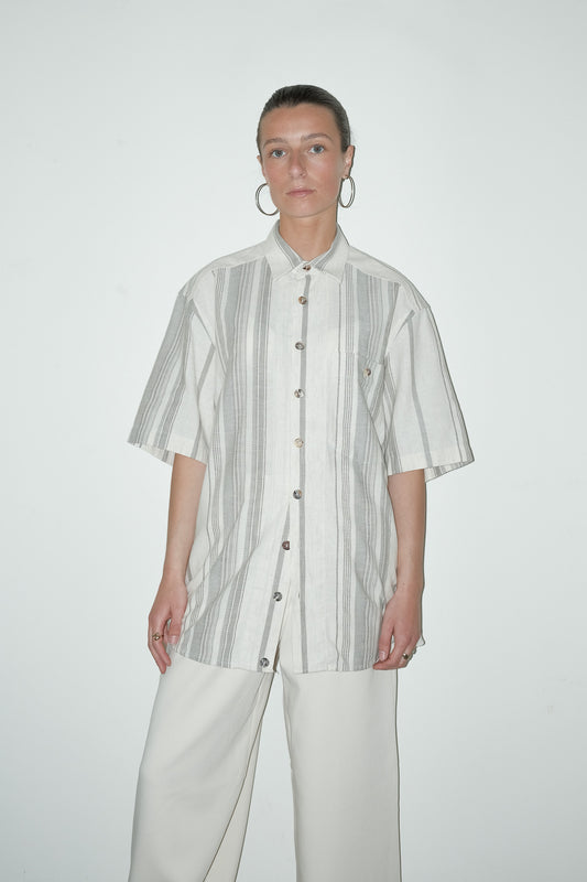 Caius 100% linnen blouse - M