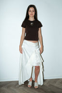 Fleurre asymmetrische rok - M
