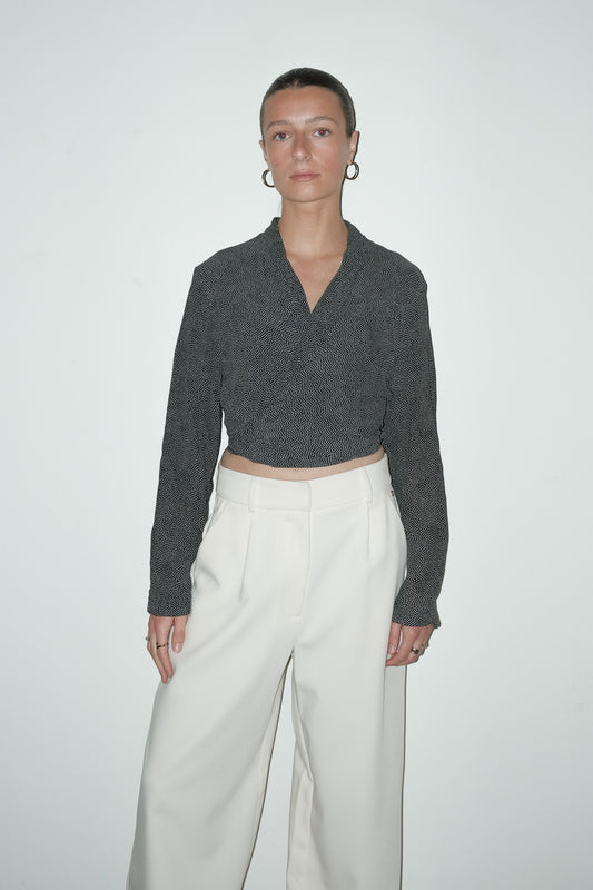 Elu wikkel top - S
