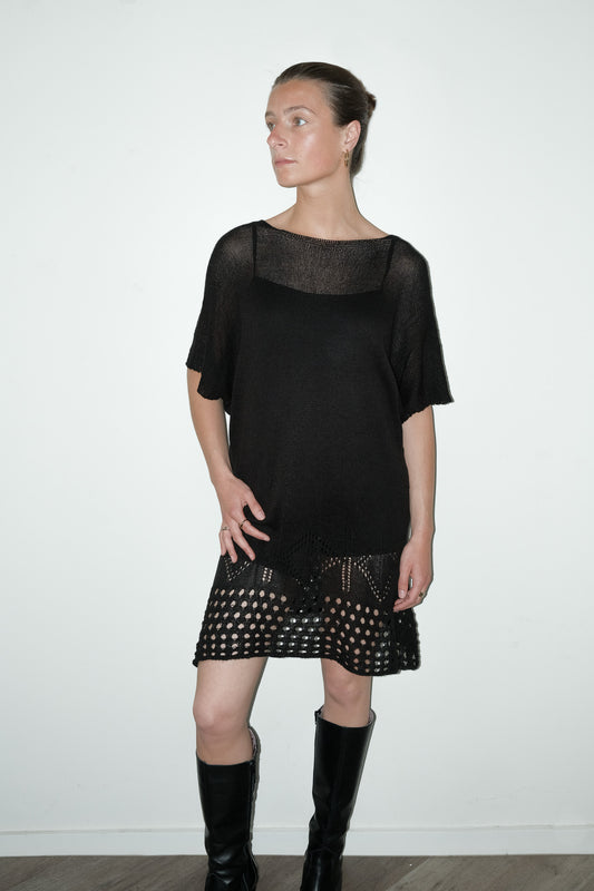 Kelu crochet jurk - M