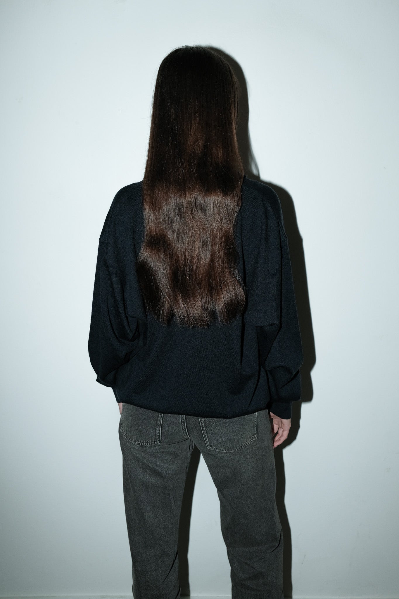 Norelle fijngebreide trui - L