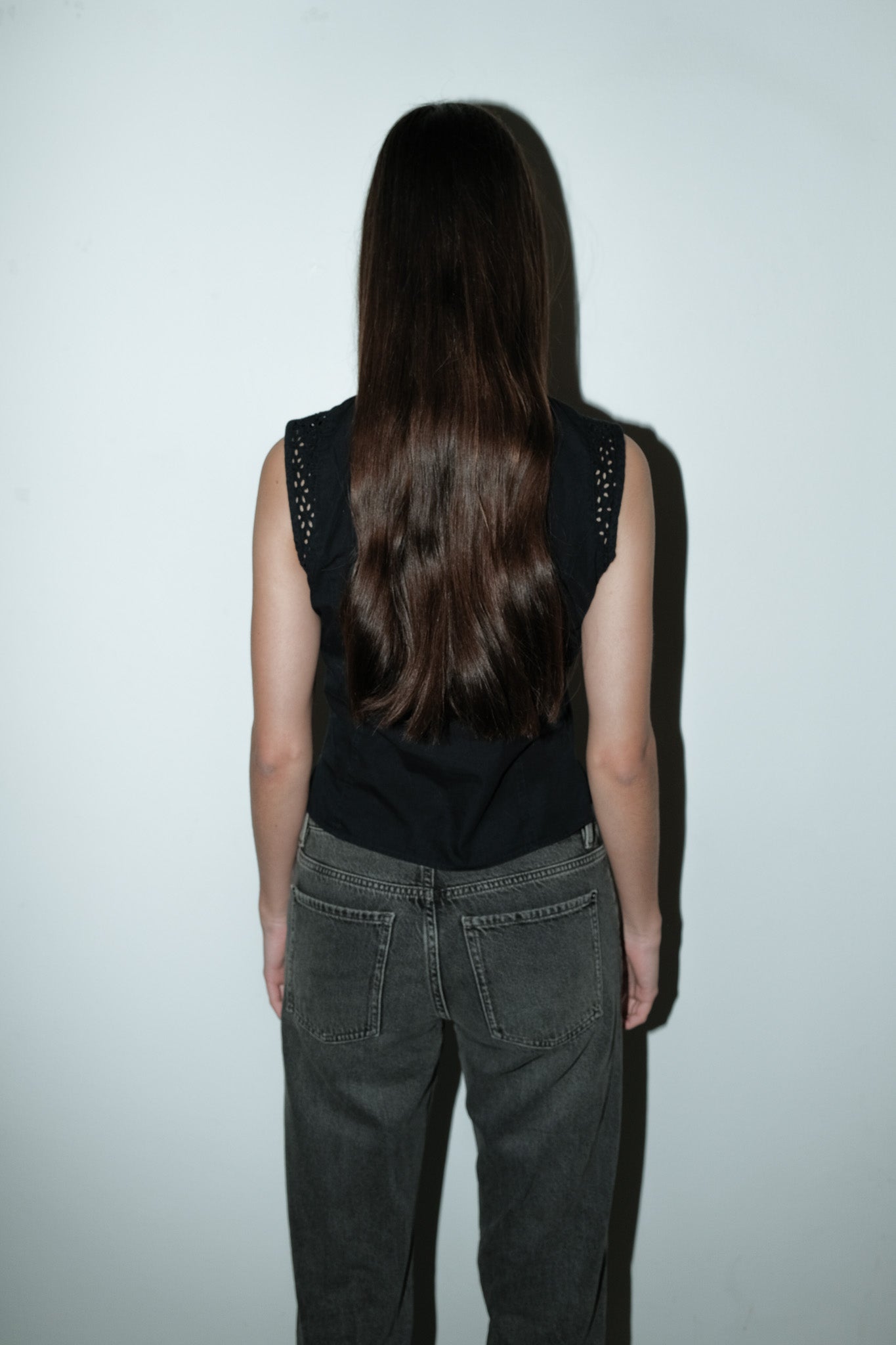 Isolde broderie top - S