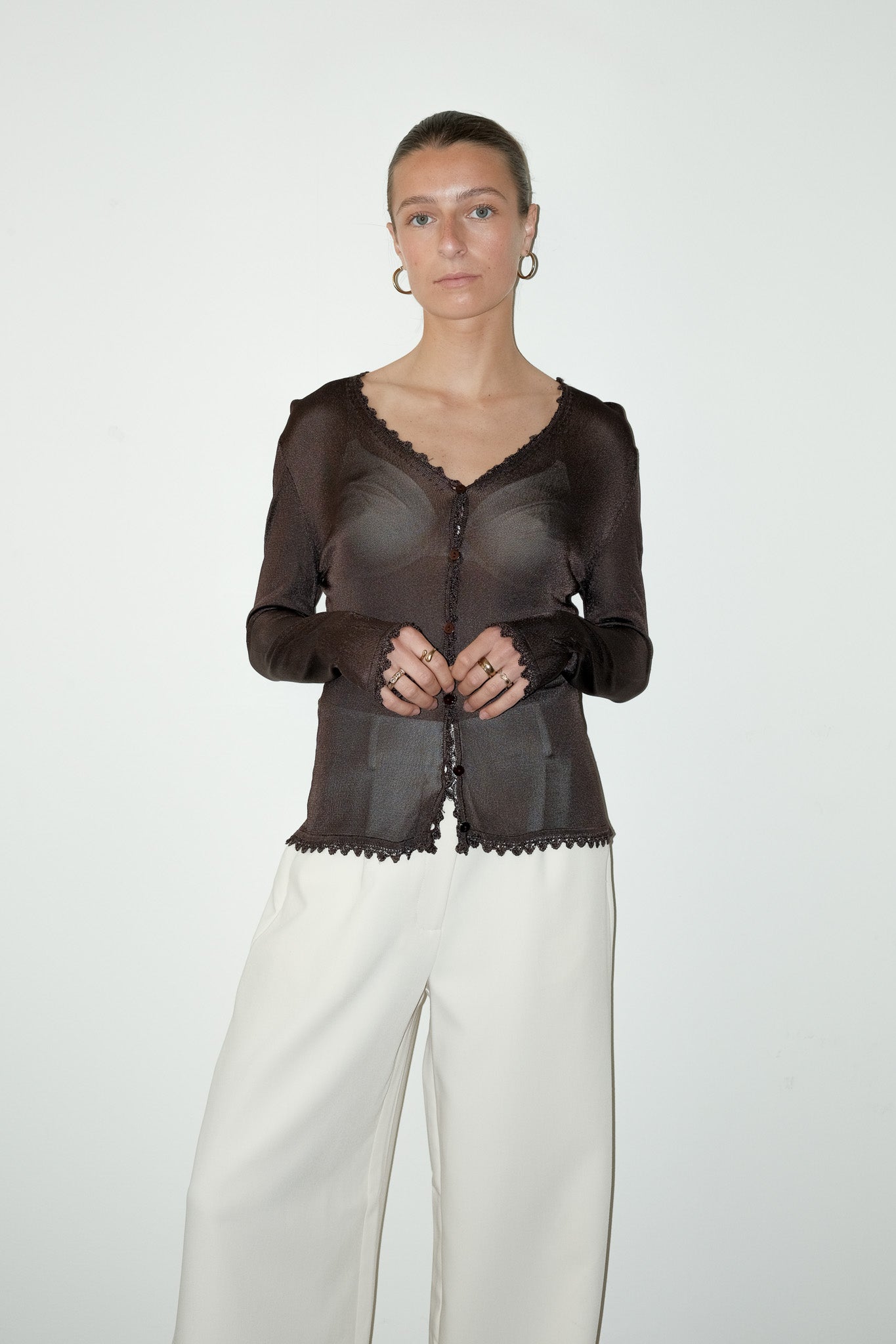 Nilo geweven top - M