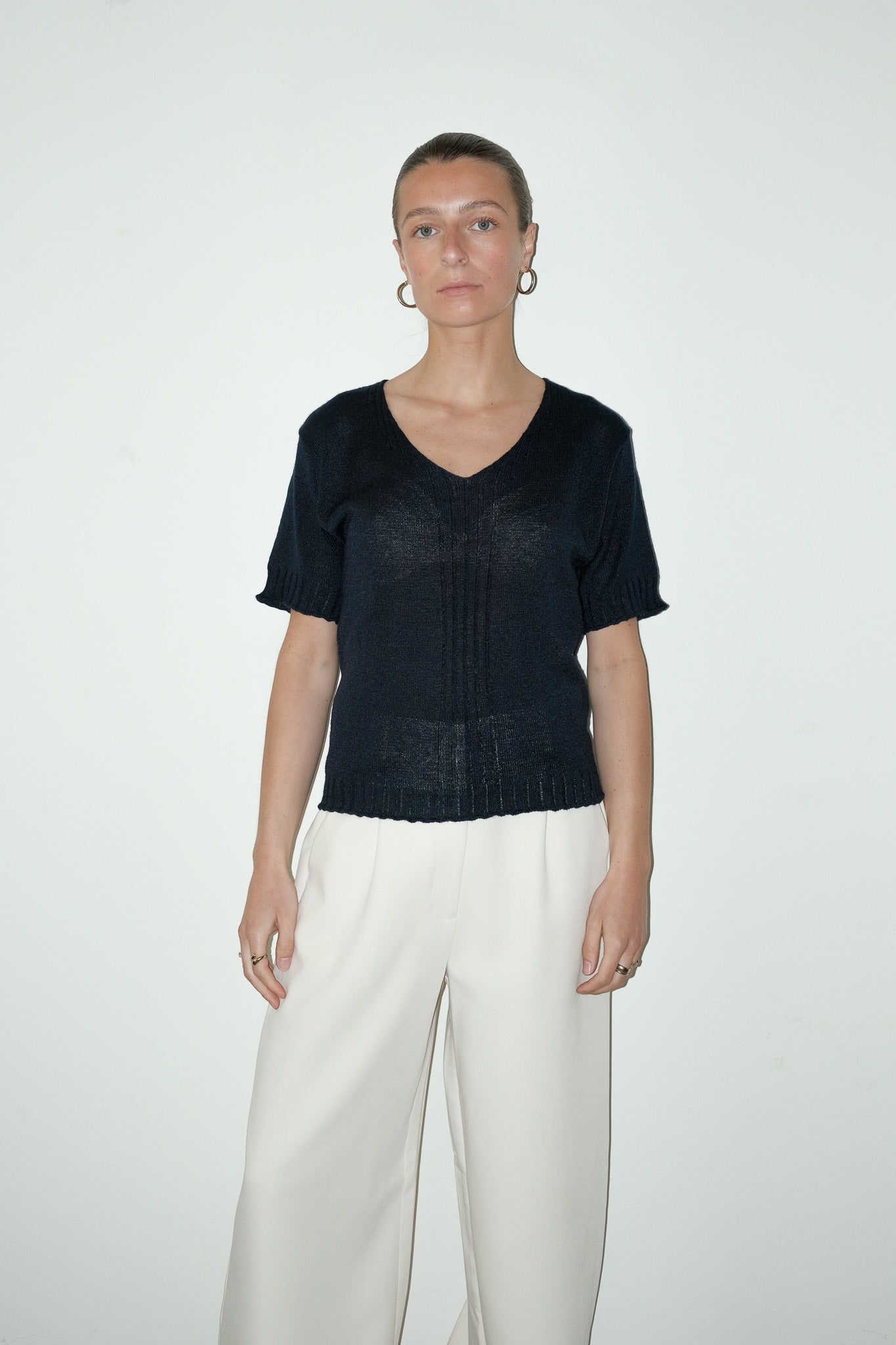 Syra gebreide top - M