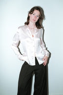 Nikeh 100% zijden blouse - M