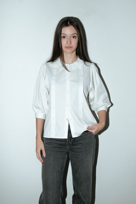 Jina katoenen blouse - M