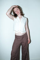 Laren crop blouse