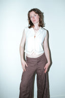 Laren crop blouse