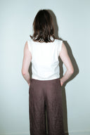 Laren crop blouse