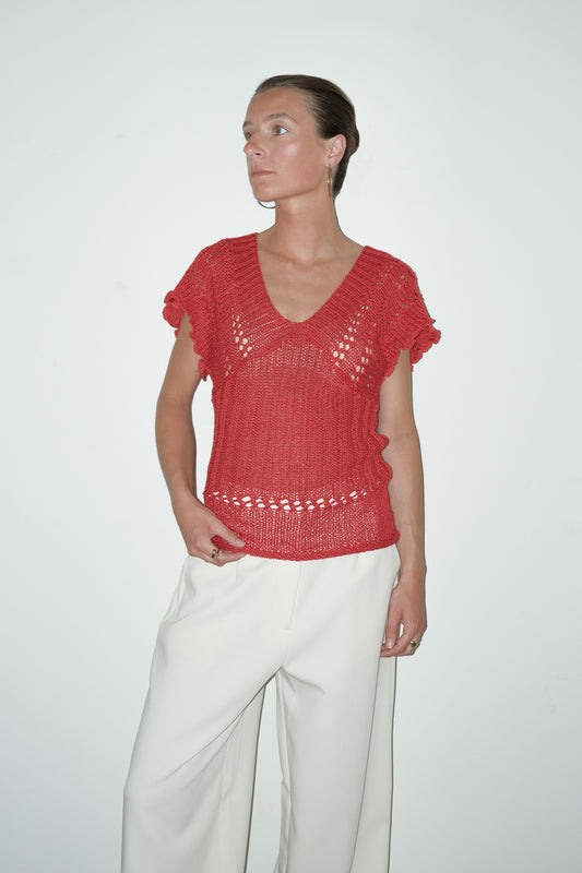 Ezra crochet top - M