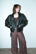 Gigi 100% leer bomberjack - L