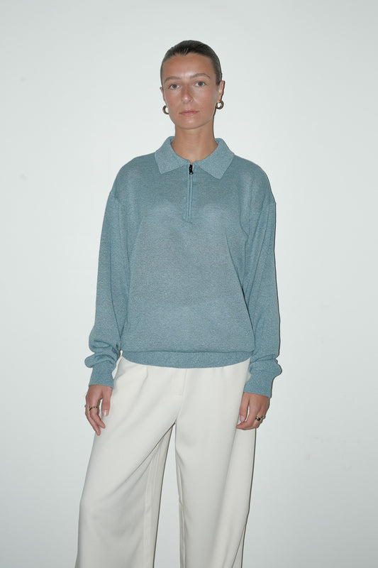 Raya quarter-zip trui - M