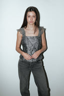 Hailes metallic top - M