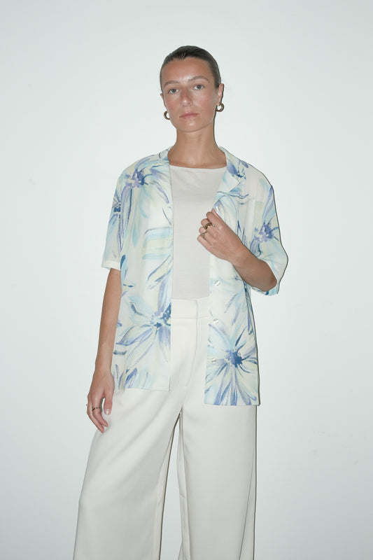 Yara geprinte blouse - M