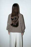 Copper wool-blend vest - M