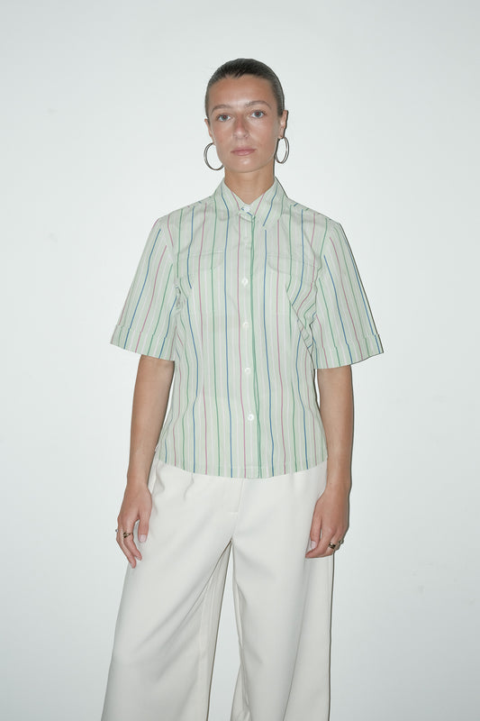 Junice gestreepte blouse - S