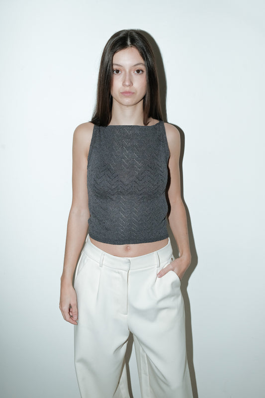 Isolde gebreide top - S